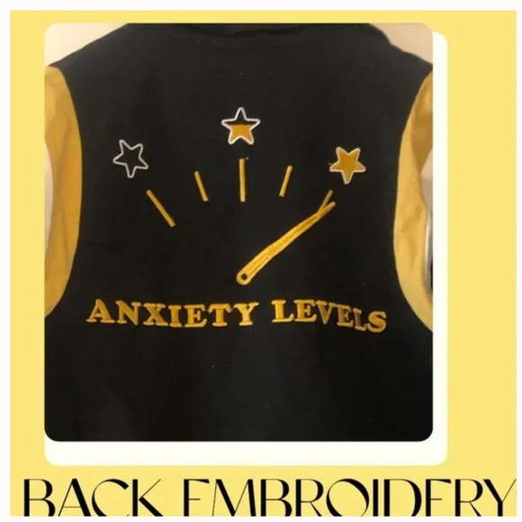 Very Rare brand NEW without tags Valfré Anxiety Levels black Bowler Jacket Sz S - Picture 3 of 16